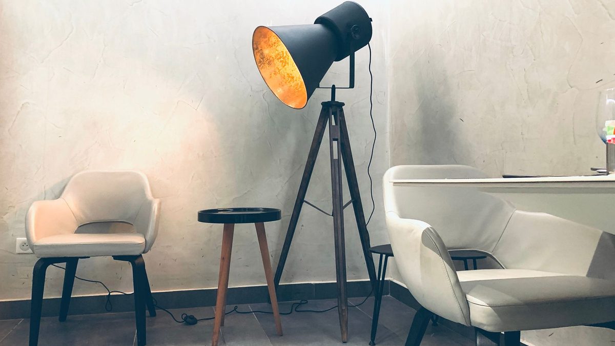 Wohnbereich mit Mikrozementboden – Detailansicht 2